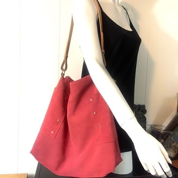 New✨ ULTRA SOFT SUEDE & Leather Hobo Bag - Picture 12 of 12